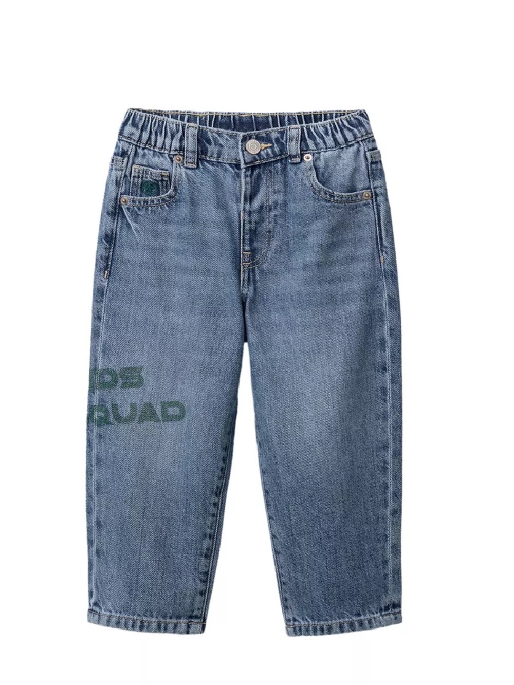 Zar Kids Text Baggy Jeans